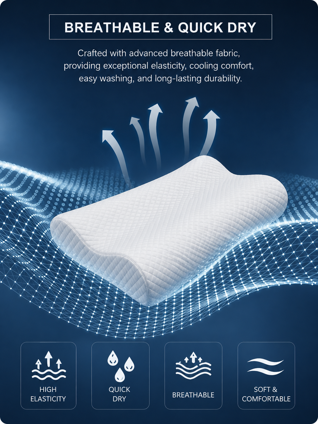 Sleepora™ Premium Memory Foam Pillow