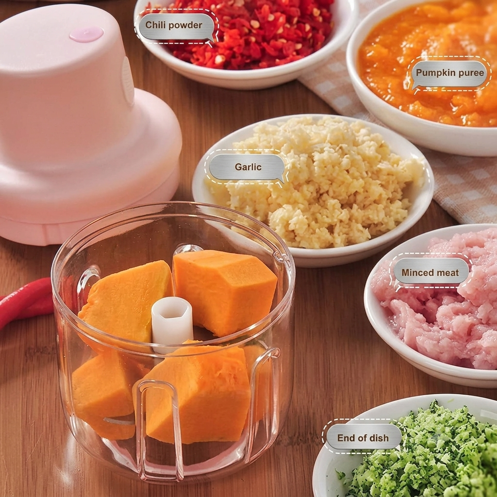 Turbo Chop Pro™ Wireless USB Rechargeable Mini Food Chopper